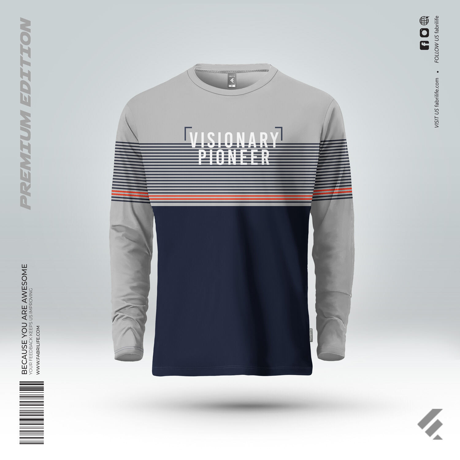 Mens Urban Edition Premium Full Sleeve T-shirt - Visionary